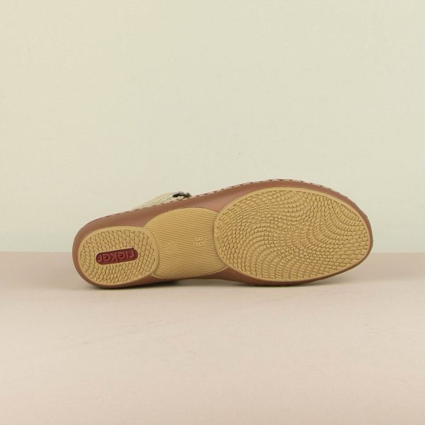 Туфлі Rieker 45869-60 Beige Comb #5