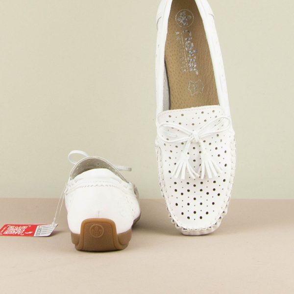 Мокасини Rieker 40254-80 White #6